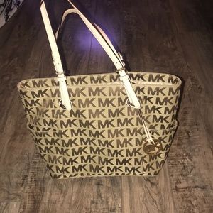Michael Kors monogram tote bag